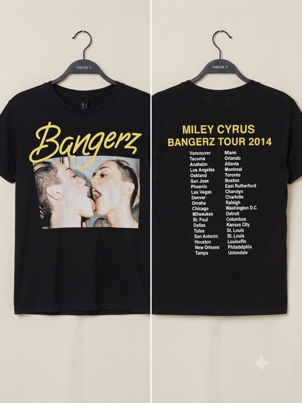 Black 'Bangerz Tour' Graphic Tee